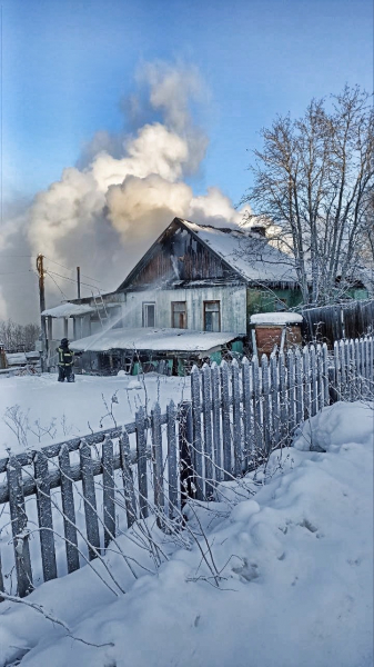 Пожар с пострадавшими Дом