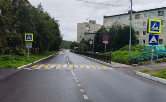 Новые дорожные знаки установили в Мурманской области Дорога