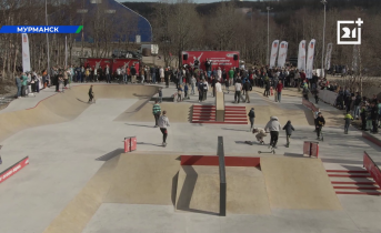 В Мурманске открылся первый профессиональный скейт-парк Скейт-парк