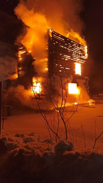 Пожары в Мурманской области Пожар