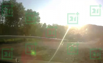 Авария из-за солнца в Мурманской области Дорога