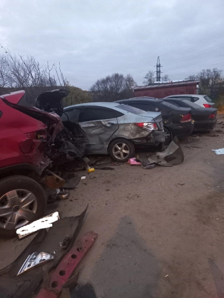 Стали известны подробности ДТП с 9 автомобилями в Мурманской области ДТП