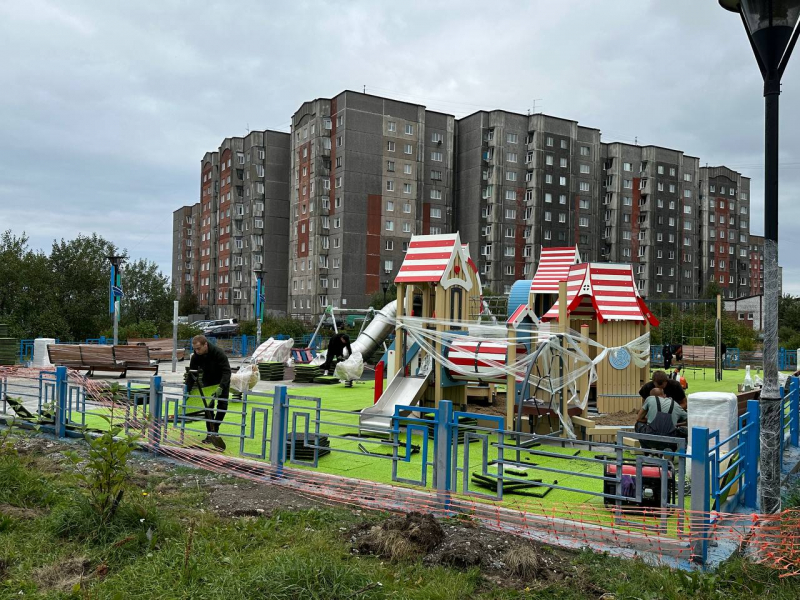 Большой детский комплекс скоро откроется в Мурманске Большой детский комплекс скоро откроется в Мурманске