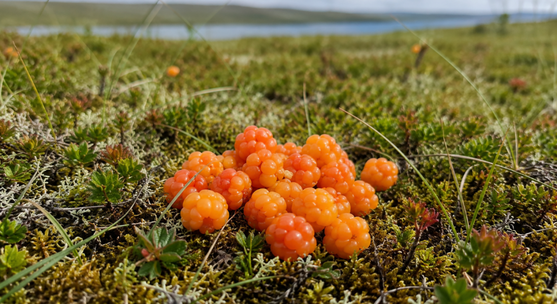 Цены кусаются: сколько стоит первая морошка в Заполярье Морошка