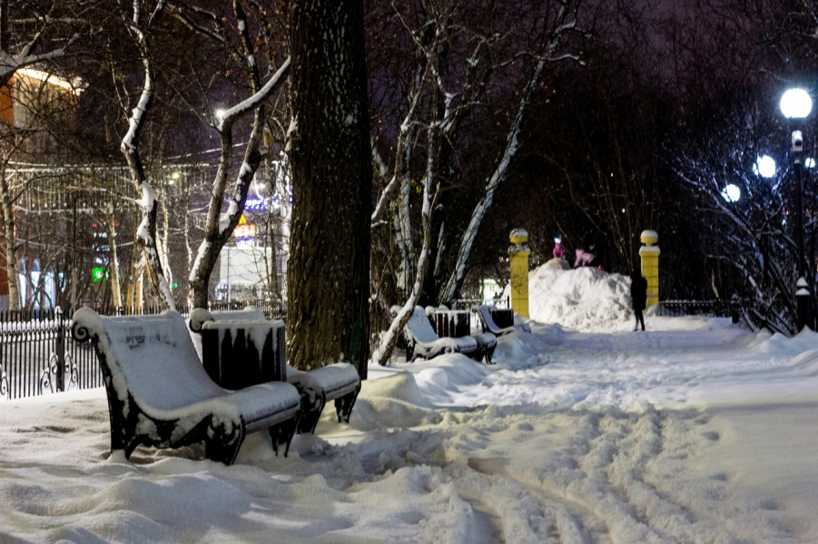 Снег, потепление