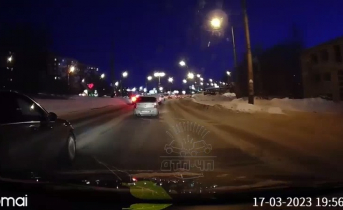 Опасный маневр в Мурманске Дорога
