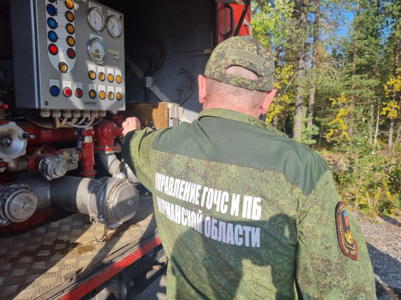 В отделении старой больницы в Мурманской области произошел пожар МЧС