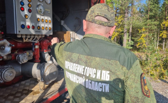 В отделении старой больницы в Мурманской области произошел пожар МЧС