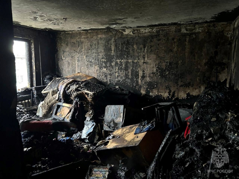Пожар в жилом доме Пожар