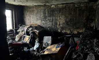Пожар в жилом доме Пожар