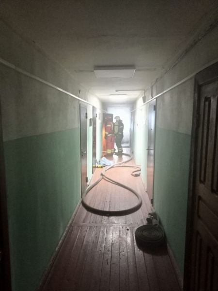 В Мурманской области не удалось из огня спасти человека Пожар