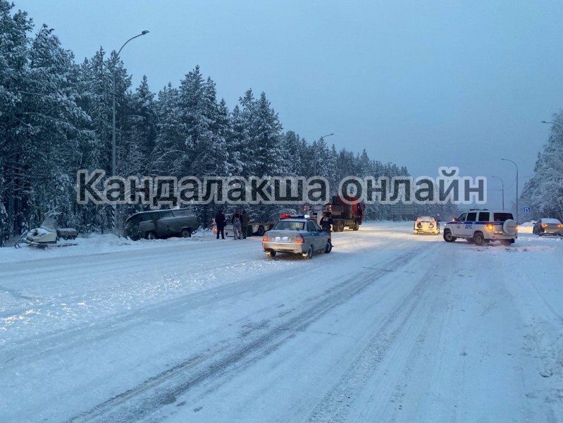 На трассе в Мурманской области сбили человека Авария