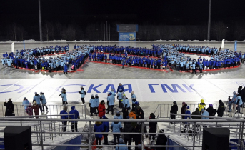 В честь юбилея Кольской ГМК установлен новый рекорд России! В честь юбилея Кольской ГМК установлен новый рекорд России!