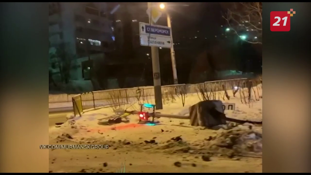 За выходные на дорогах Мурманской области произошло 40 аварий ДТП