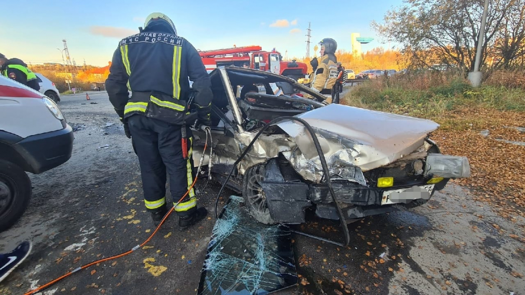 В Североморске произошло серьезное ДТП ДТП
