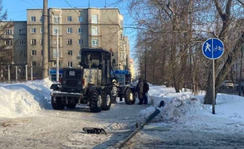 ДТП в Мурманске Грейдер