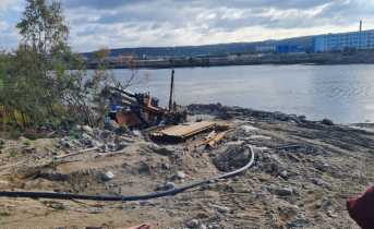 Строительство 17 километрового водовода подходит к концу в Заполярье Стройка