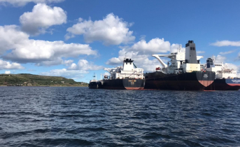 В Кольский залив разлилась нефть Кольский залив