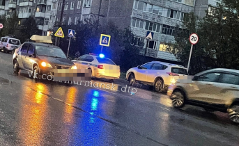 Соцсети: в Мурманске сбили пешехода Авария