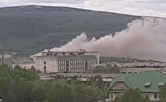 Пожар повышенной опасности произошел в Мурманске Пожар
