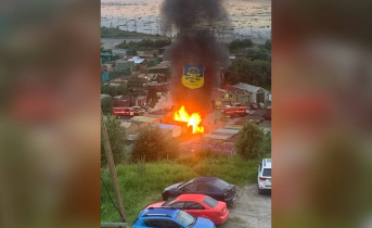 В Мурманске ночью произошел пожар Пожар