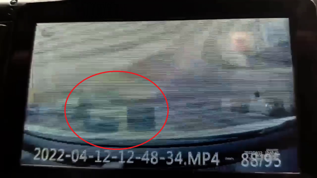 Момент столкновения в центре Мурманска попал на видео Авария