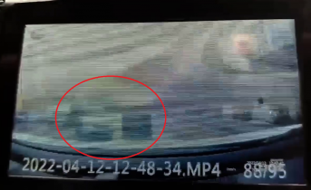 Момент столкновения в центре Мурманска попал на видео Авария