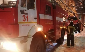 Из пожара в Мурманской области спасли 2 человек Пожар