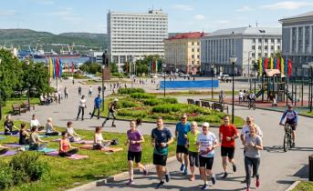 В центре Мурманска начинается сезон бесплатных тренировок Город
