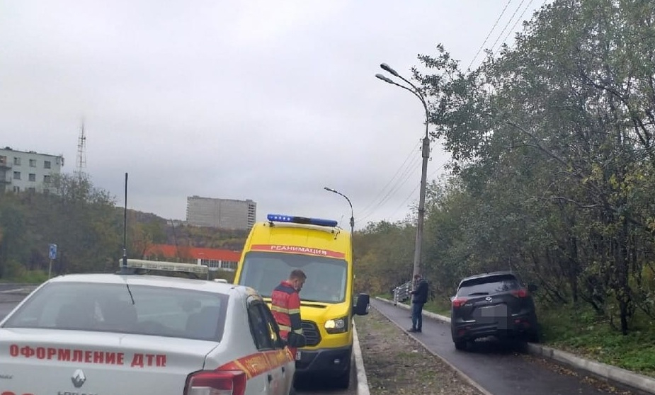 За рулем в Мурманске умер мужчина ДТП