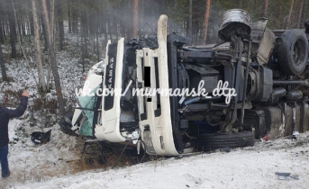 Стали известны подробности страшной аварии с фурами в Мурманской области ДТП