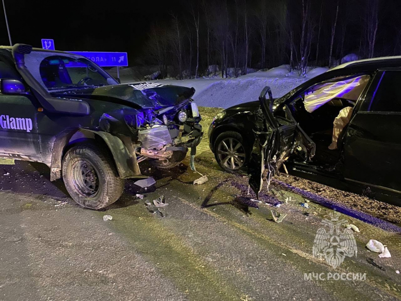 Серьезное ДТП произошло на трассе в Мурманске ДТП