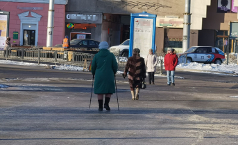На пешеходном переходе в Мурманске сбили пенсионерку Пешеходы