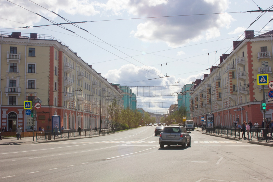 В центре Мурманска ограничили движение Город