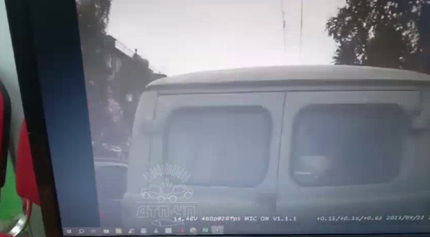 Момент ДТП в Мурманске попал на видео Авария