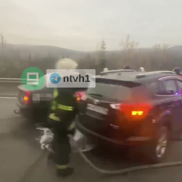 На трассе в Мурманской области произошло ДТП с учебным автомобилем Авария