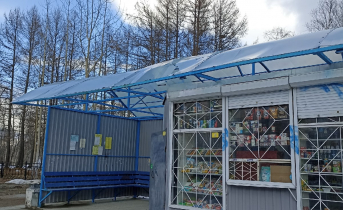 Северян поджидает опасность на остановке в Мурманской области Остановочный комплекс
