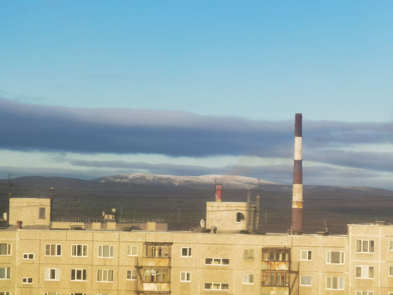 В окрестностях Мурманска выпал первый снег Снег