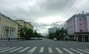 В центре Мурманска ограничат движение на месяц Мурманск, центр города