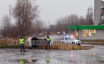 Водитель снес столб в Мурманской области ДТП