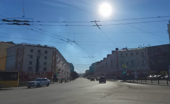 Ограничения движения в Мурманске Мурманск