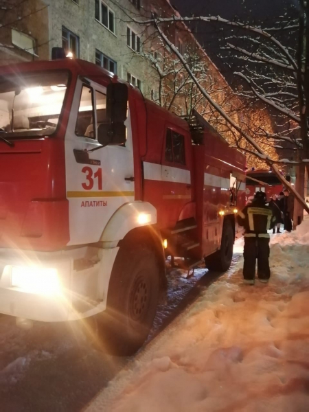 Пожар в Мурманской области Пожар