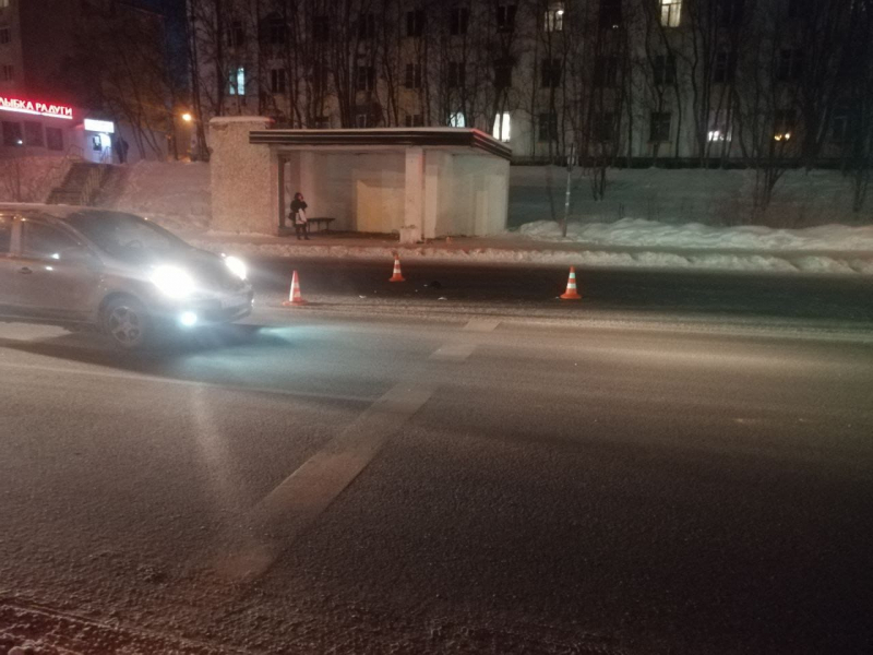 Соцсети: в Мурманске сбили человека ДТП