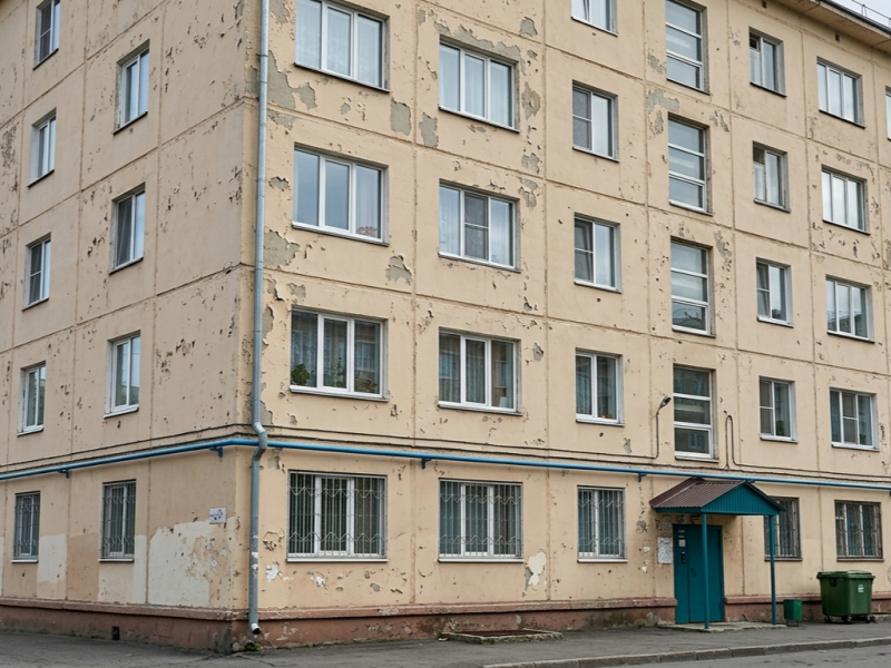 В центре Мурманска жители боятся выходить из дома Дом