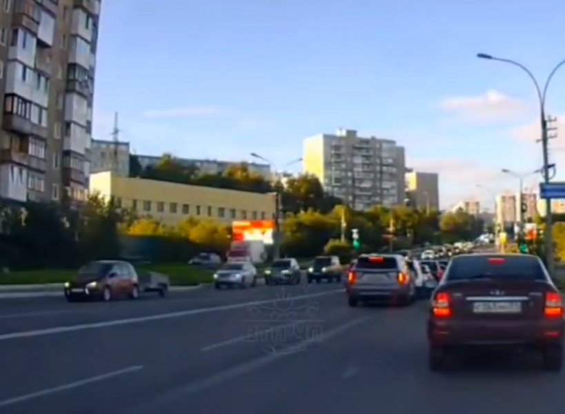 Момент ДТП в Мурманске попал на видео ДТП
