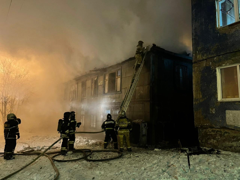 Жильцы сгоревших домов в Мурманской области получат новое жилье Пожар