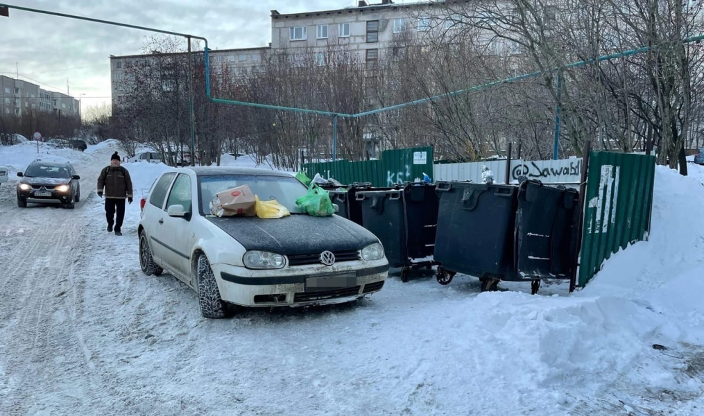 Мурманчане отомстили наглому водителю Парковка