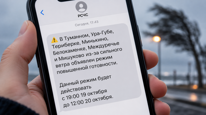 Северянам пришла смс-рассылка с предупреждением Северянам пришла смс-рассылка с предупреждением