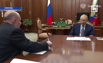 В Кремле состоялась рабочая встреча Владимира Путина с президентом горно-металлургической компании «Норильский никель» Путин
