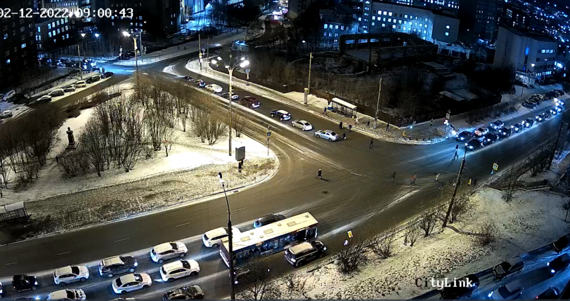 Мурманские водители встали в огромной пробке Пробки